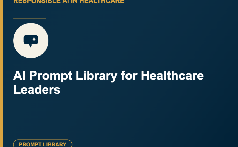 AI Prompt Library for Healthcare Leaders - Prompt Library thumbnail, Care Experience Lab