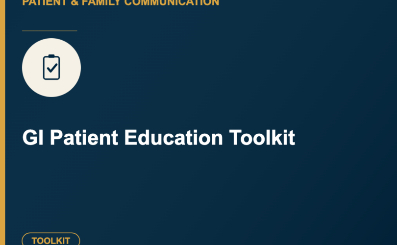 GI Patient Education Toolkit - Toolkit thumbnail, Care Experience Lab