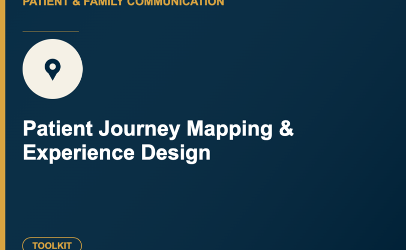 Patient Journey Mapping & Experience Design - Toolkit thumbnail, Care Experience Lab