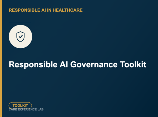 Responsible AI Governance Toolkit - Toolkit thumbnail, Care Experience Lab
